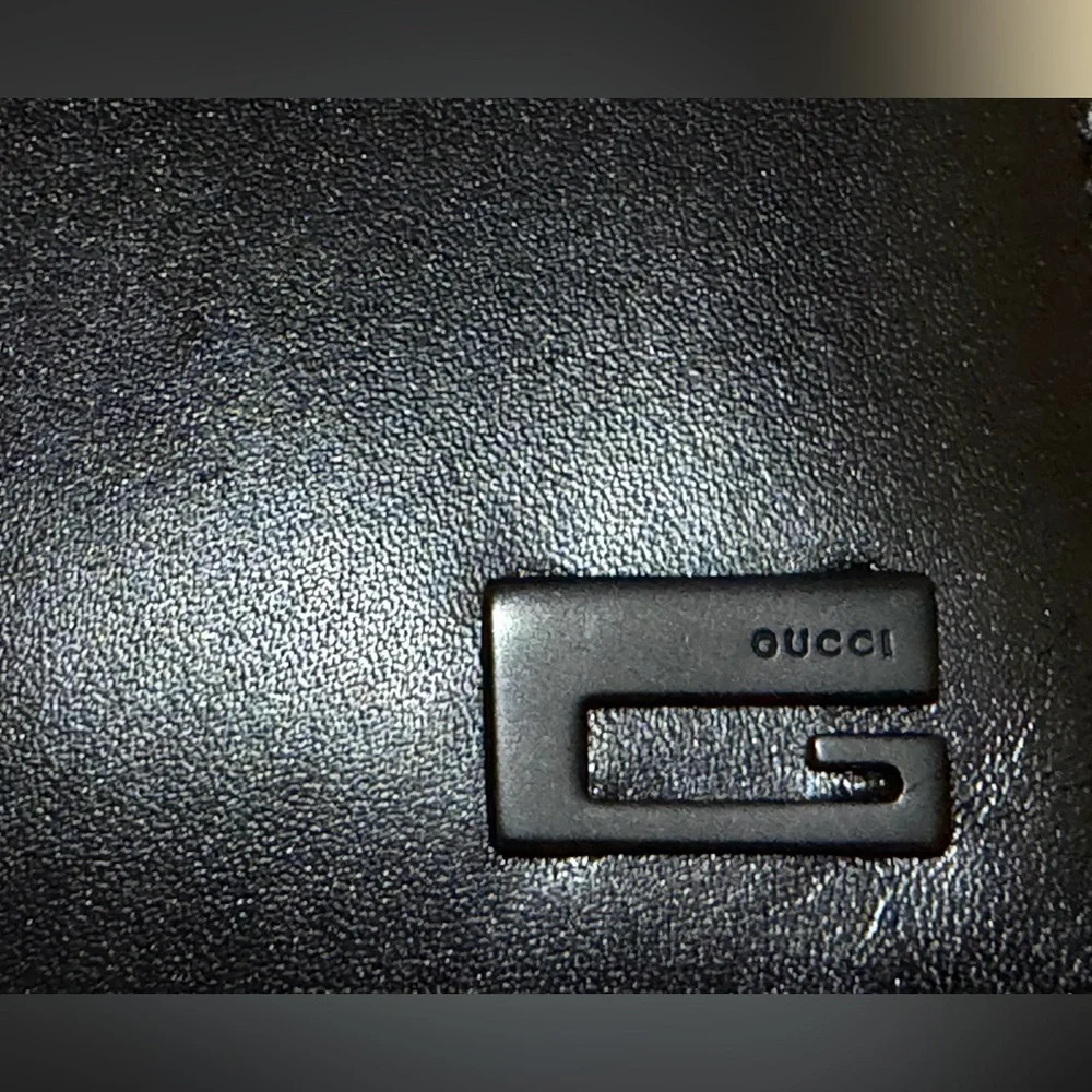 Gucci Black Leather Tom Ford Era Bifold Large Wallet